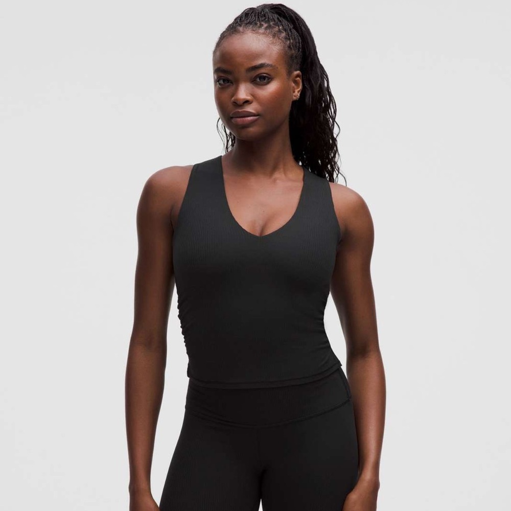 All It Takes V-Neck Tank Top (Light Support, B-D Cup) *Ribbed Nulu
